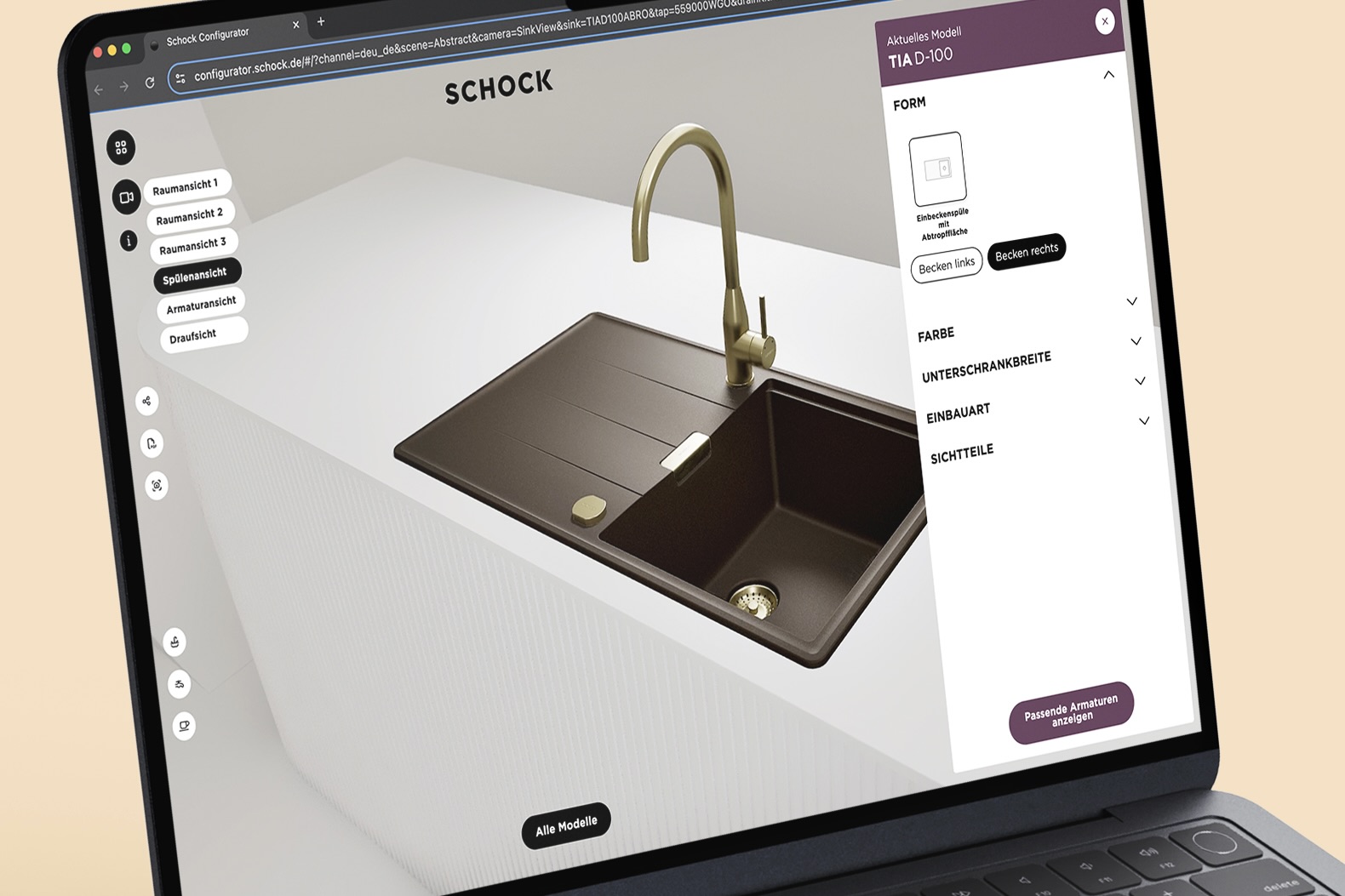 Introducing the SCHOCK Real-Time 3D Configurator, created in partnership with SCHOCK, a renowned leader in quartz composite sinks and faucets. This innovative tool allows users to explore SCHOCK’s entire product range across different kitchen styles, with interactive features like six camera angles and dynamic details. Ideal for both consumers and businesses, the configurator offers a B2C version and an exclusive B2B version for selected customers, enabling effortless content creation and delivering high-quality images in minutes. Experience a new level of customization with SCHOCK’s cutting-edge technology