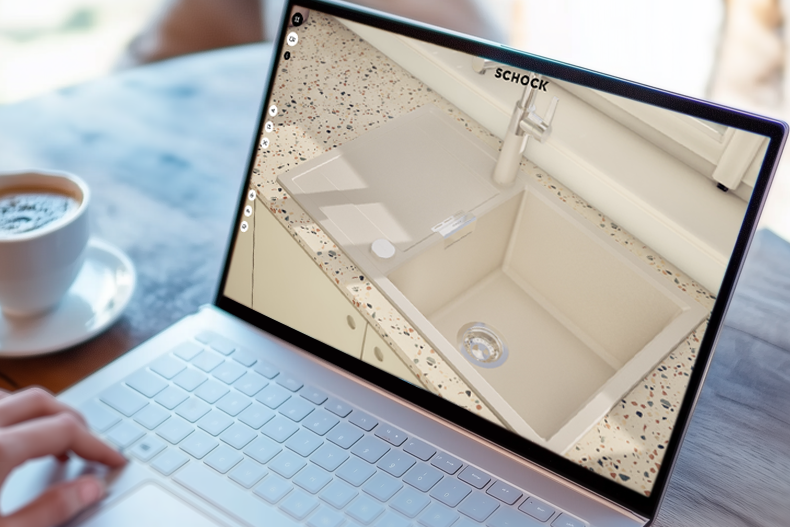 Explore our Real-Time 3D Configurator developed for and in close partnership with SCHOCK, a leader in quartz composite sinks and faucets.